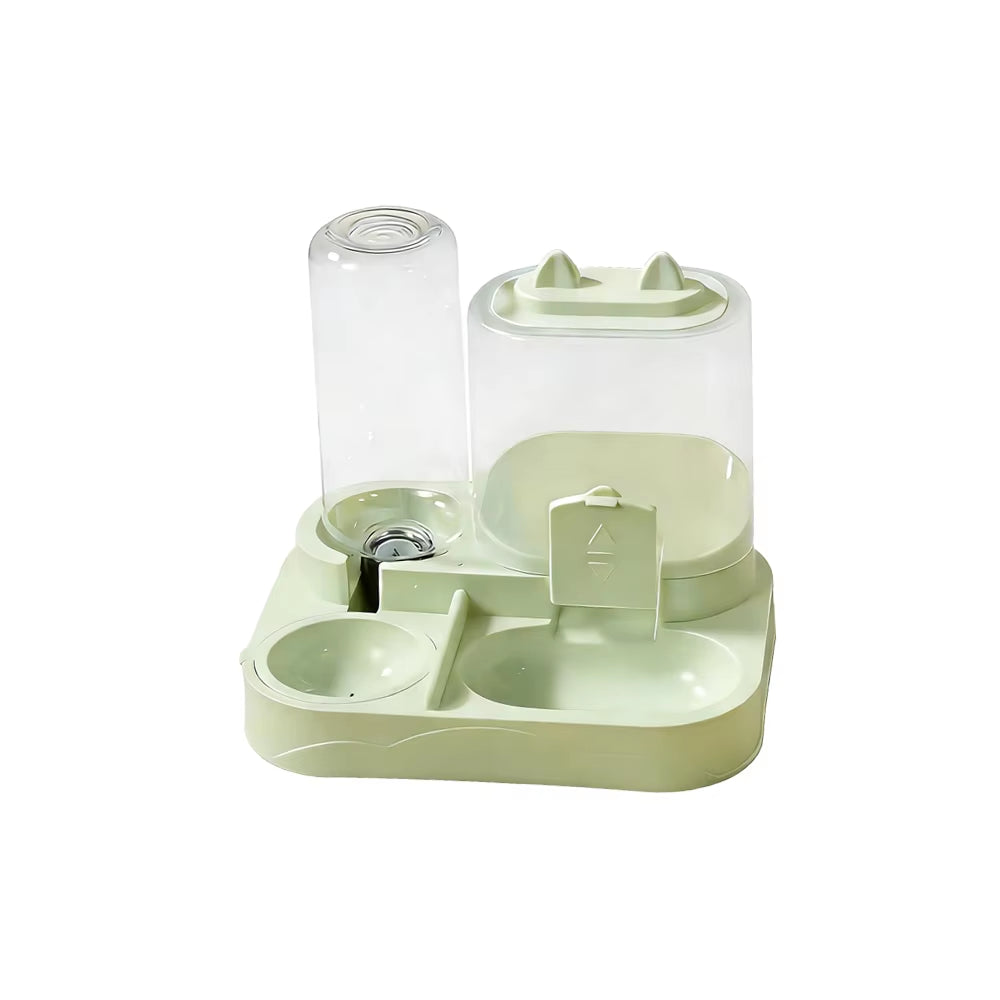 Automatic Automatic Cat Water Feeder with Water Fountain Large Capacity Pet Water Dispenser Detachable 2-In-1