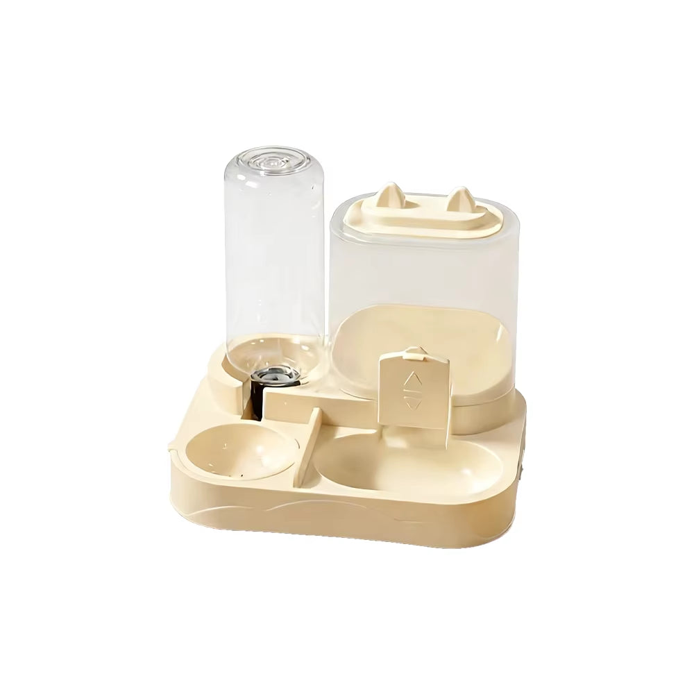 Automatic Automatic Cat Water Feeder with Water Fountain Large Capacity Pet Water Dispenser Detachable 2-In-1